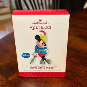 NWT Hallmark/Disney Mickey mouse brave little Tailor